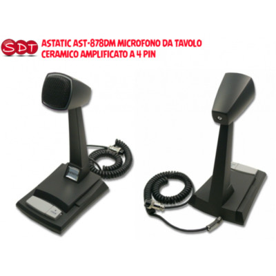 AST Astatic AST-RD104E-4B Micro CB Amplified A 4 Broches Road Diable 