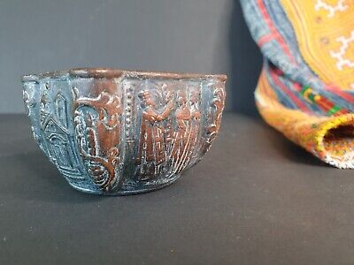 Old Persian Bronze Finish Pottery Container …beautiful collection and display... 2