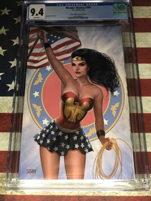 🔥Wonder Woman #750 Cgc 9.4 Nathan Szerdy Virgin Variant 🔥