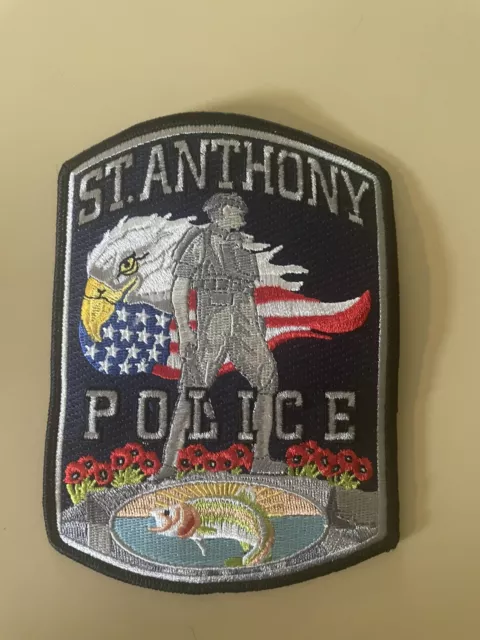 St. Anthony, Idaho  (3.25" x 4.5" size) shoulder police patch