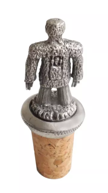 Wicker Man Pagan Cork & Pewter Wine Or Spirit Bottle Stopper