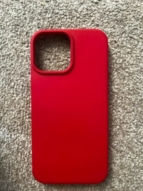 Apple Silicone Case with MagSafe for iPhone 14 Pro - RED