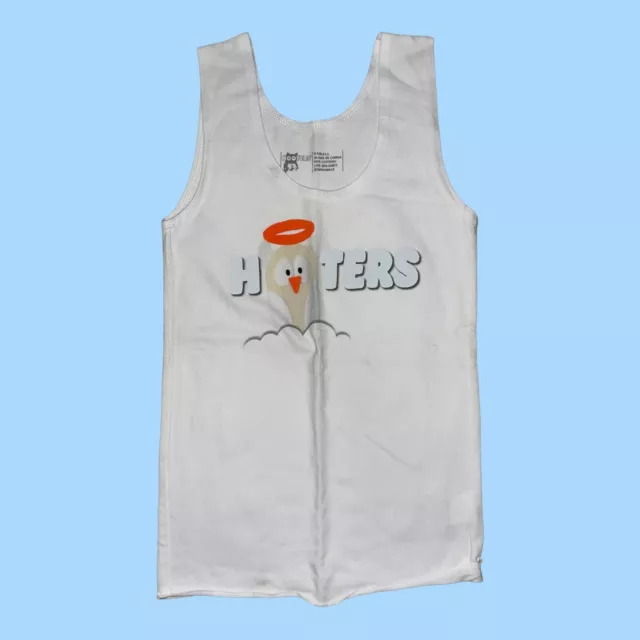 Women's Angel Wings Extra Small White Scoop Neck Tank Top Xs