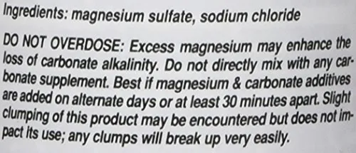 Seachem Advanced Magnesium Aquarium Treatment Reef Marine Supplement Dosing