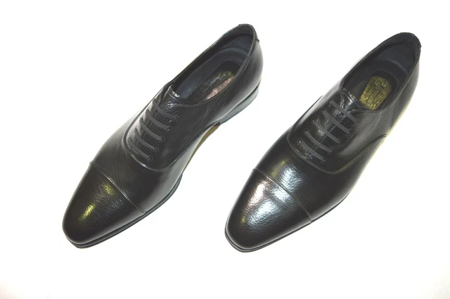 Baskets En Cuir Stefano Ricci - Noires, Neuves Avec Étiquettes - Taille EU 42, UK 8, US 9