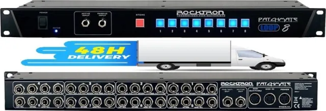 Rocktron Patchmate - 8 Channel Loop Switcher W/ Midi (Extremely Rare Rack Unit)