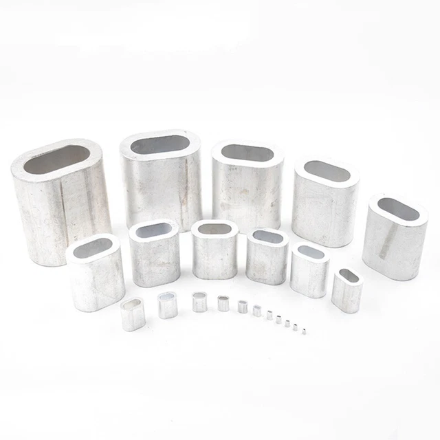 Crimping Loop Sleeve Wire Rope Ferrule Aluminum m0.5 m0.8 m1 m1.2 m1.5 m2-m26