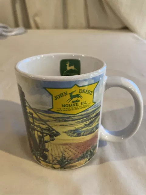 John Deere Tractor Ceramic Coffee Cup Mug Gibson Agriculture Advertising, Boy