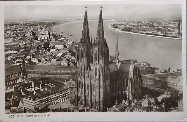 alte AK 1934 Köln : Luftaufnahme von SW