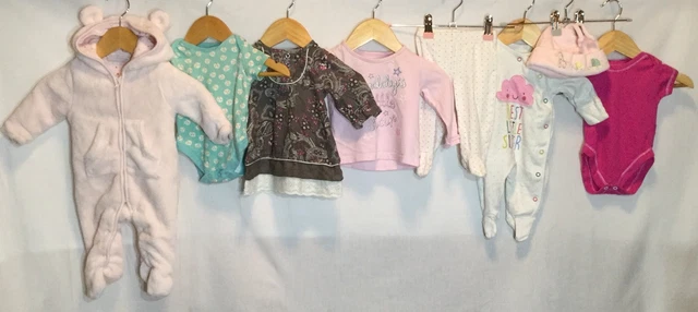 Pacchetto di abbigliamento per bambine età 0-3 mesi Next Little White Company