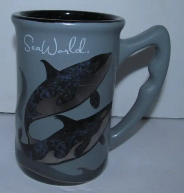Sea World SHAMU Orca Whale Coffee Cup Mug