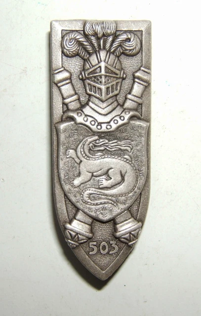 INSIGNE 503° REGIMENT DE CHARS DE COMBAT 503° RCC Boussemart EUR 6