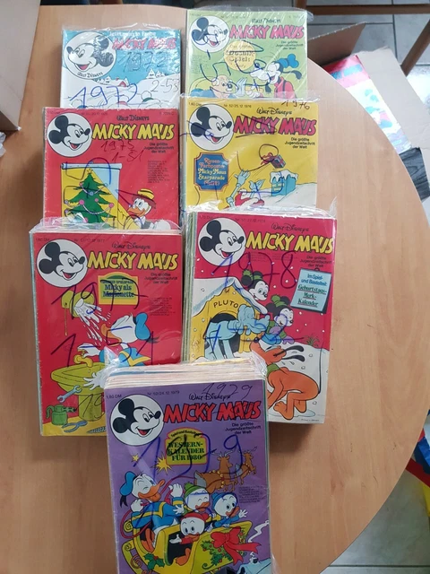 MICKY MAUS 1979 Heft 1- 52 zum Aussuchen mit Schnipp +Bastel Seite