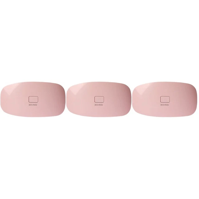 3 piezas lámpara de secado rápido secador de uñas de los pies