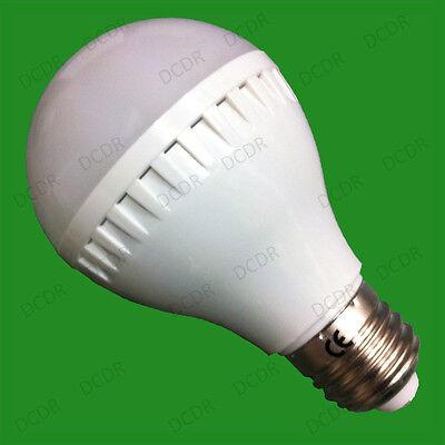 6x 6W LED GLS Globe Ultra Faible Énergie 6500K Jour Blanc Ampoule Es E27 Lampe