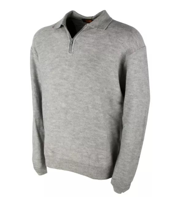 Example by Missoni Herren Pullover Troyer Half Zip grau S M L XL