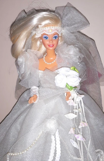 DOLL BARBIE 1991 Dream Bride #5466 Mattel Poupée Vintage Rêverie