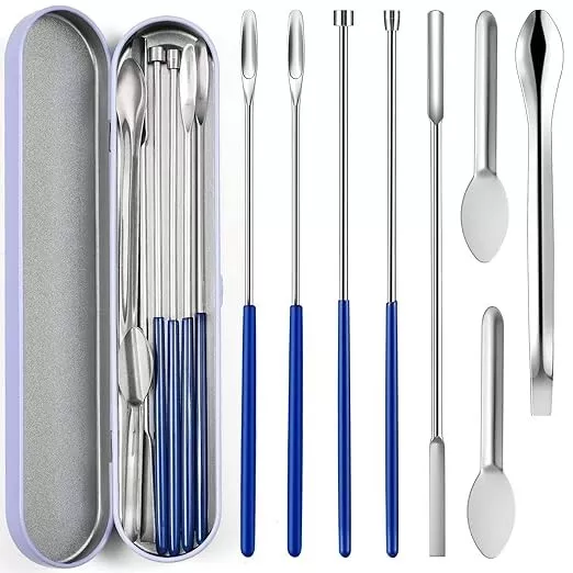 Kits de máquina llenadora de cápsulas de 8 piezas para llenador de cápsulas.