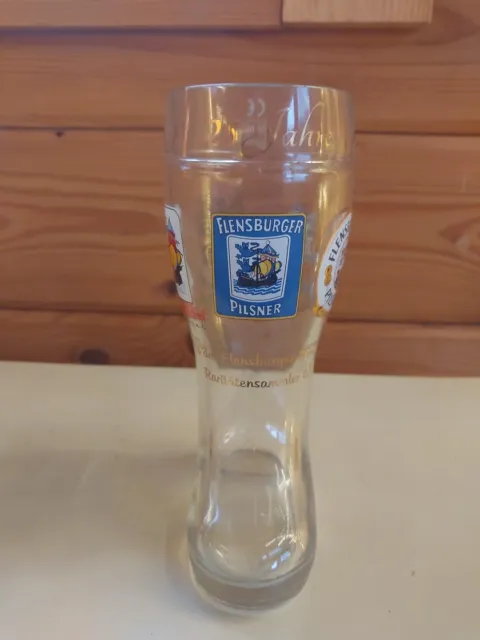 Flensburger Glas / Gläser, Bierglas / Biergläser, Glassware 0.2l (ohne Bier)
