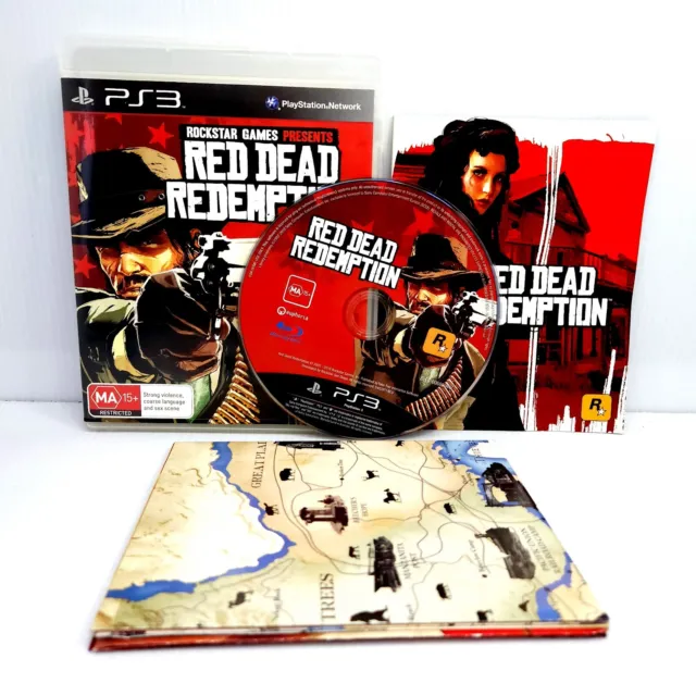 RED DEAD REDEMPTION - Sony PlayStation 3 PS3 Game - Includes Manual & Map  $9.70 - PicClick