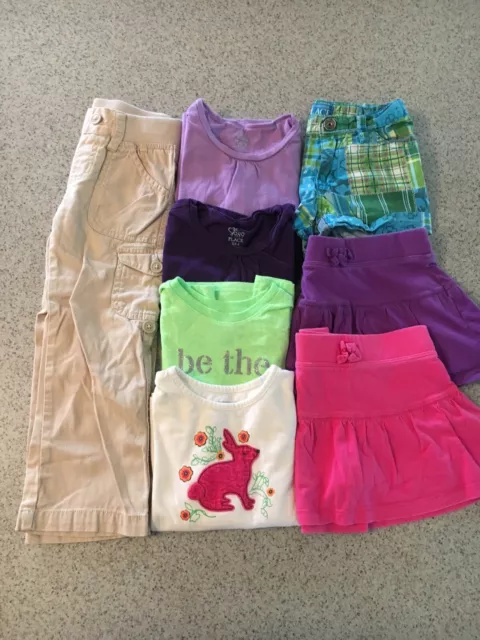 Mixed Lot Of Children’s Place Girls Size 4 ( 8 Pieces)
