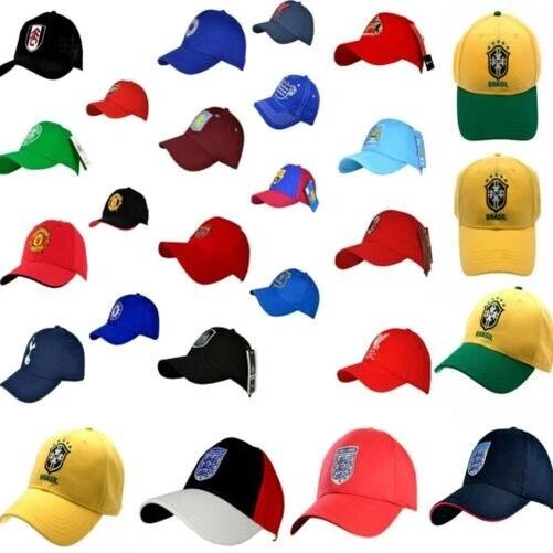 Football Club Crest Cap Adjustable Fastener Baseball Caps Sun Summer Hat