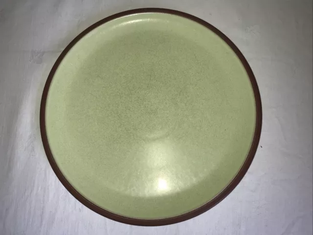 Vintage Denby Juice Apple Green Dinner Plate 27cm
