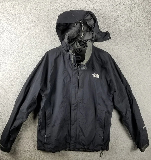 The North Face Jacket Men Large Black Varius Guide HyVent Waterproof Snow Rain