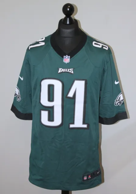 Philadelphia Eagles NFL football shirt jersey #91 Cox Nike Size L