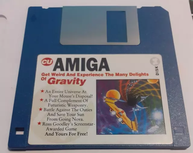 COMMODORE  CU AMIGA Magazine Cover Disk 14 - Gravity - Get Weird!