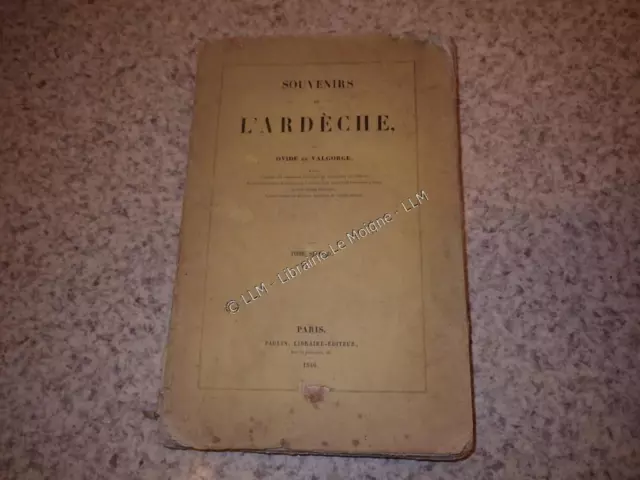 1846.Souvenirs de l'Ardèche.T2.Ovide de Valgorge