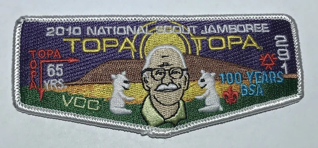 OA Lodge 291 Topa Topa Flap Mint 2010 National Jamboree  DC2