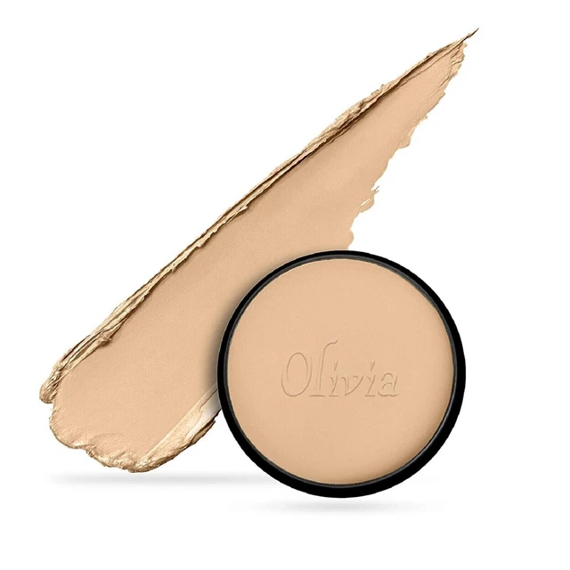 Olivia 100% Waterproof Pan Cake Natural Honey Makeup Concealer Shade No.27