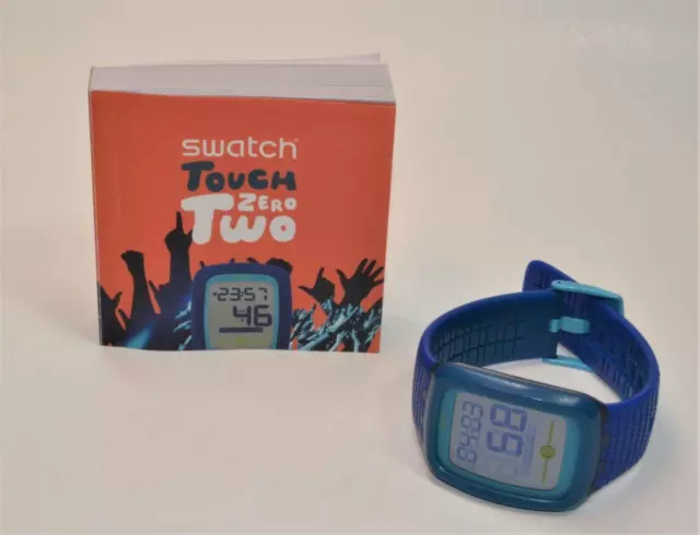 Swatch Touch Zéro Deux Suisse Fabriqué Numérique Tactile Multifonctionnel Montre