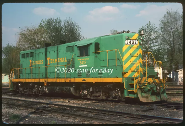 N&W Illinois Terminal GP7 Original Kodachrome Slide