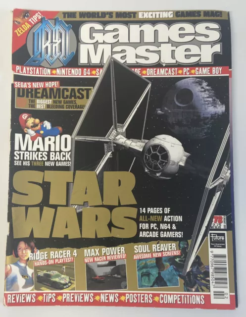 Issue 78 Games Master Magazine February 1999 Star Wars Vintage Retro