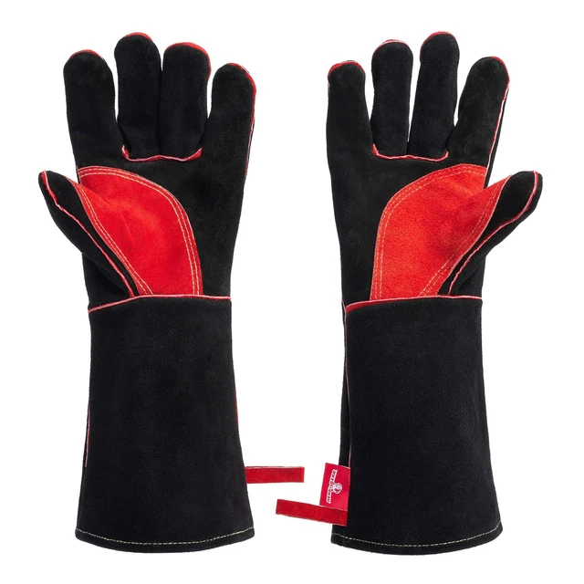 Fireproof and Heat Resistant Welding Gloves - 14IN Long - Large New