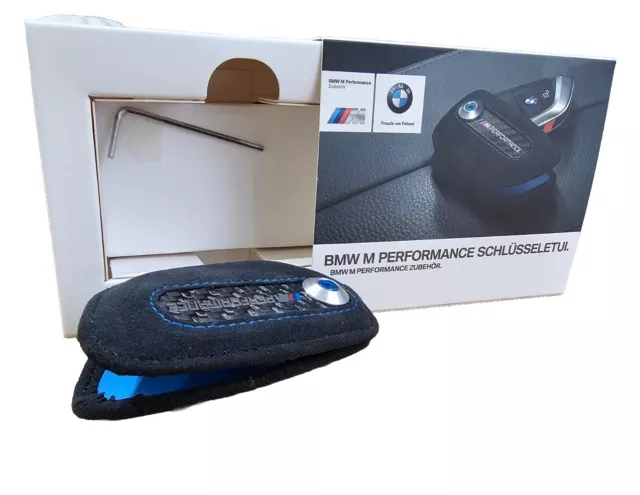 Original BMW Schlüsseletui Alcantara/Carbon M Performance (82292355519)