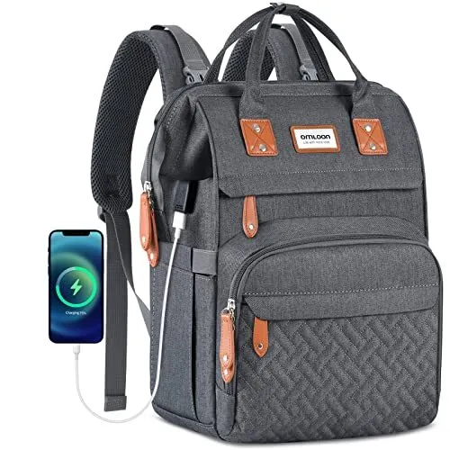 Diaper Bag Backpack, Large for Travel with USB Charging Port for Moms