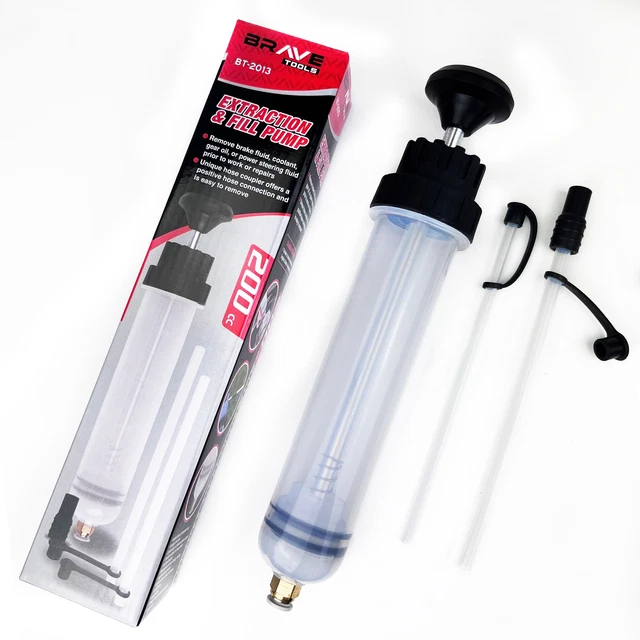 FLUID CHANGE / INSPECTION SYRINGE 200cc Gearbox Diff Oil Brake Fluid