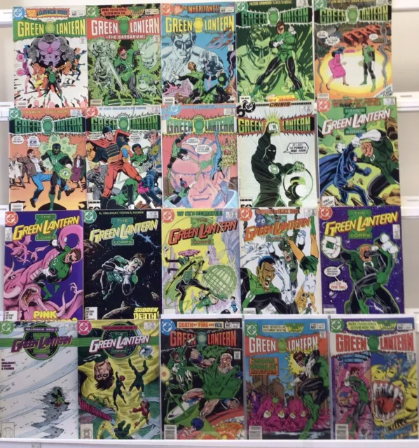 DC Comics Green Lantern Copper Age Comic Book Lot Of 20