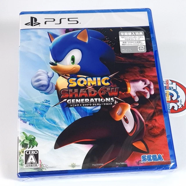 Sonic X Shadow Generations - PS5 - Édition Japonaise - Neuf Sous Blister - Multi-langue