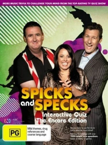 DVD - Spicks And Specks : Interactive Quiz The Encore Edition - FREE POST #P1