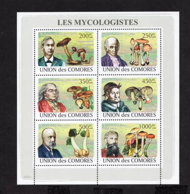 Comoros 2009 mini sheet of stamps Mi#2051-2056 MNH CV=16.8$