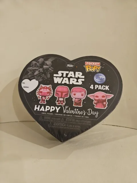 Funko Pocket Pop! - Happy Valentine´s Day - Heart Box with 4 figures - Star  Wars - Special Edition