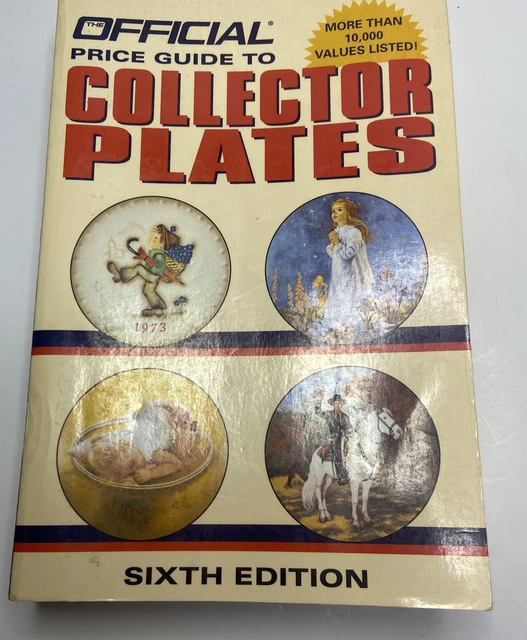 OFFICIAL PRICE GUIDE to Collector Plates 6th Edition 1996 £9.42 ...