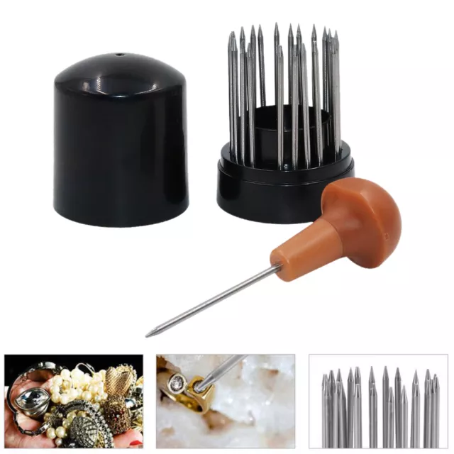 23PCS Jewelry Graver Metal Beading Grain Jewelry Tool Crafting Easy Use