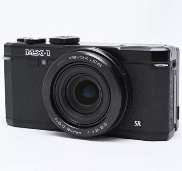 Ricoh Pentax MX-1 CMOS censor Point & Shoot digital camera W. 4x Zoom Lens Black