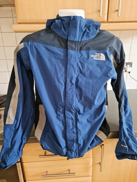Coppotto antipioggia The North Face Hyvent uomo taglia piccola blu cerniera intera 6
