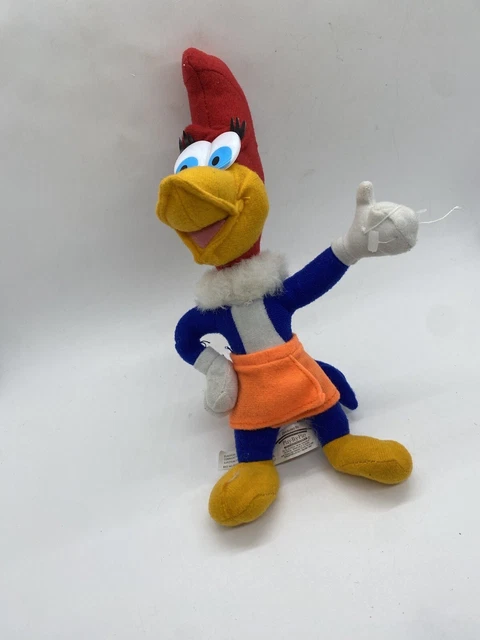 VINTAGE WOODY WOODPECKER Soft Plush Toy Walter Lantz Collectible 1999